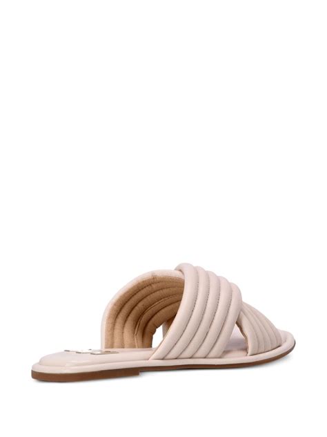 Michael Michael Kors Portia Quilted Leather Slides Farfetch