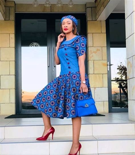 The Best Woman Shweshwe Dresses 2020 • Stylish F9 Shweshwe Dresses