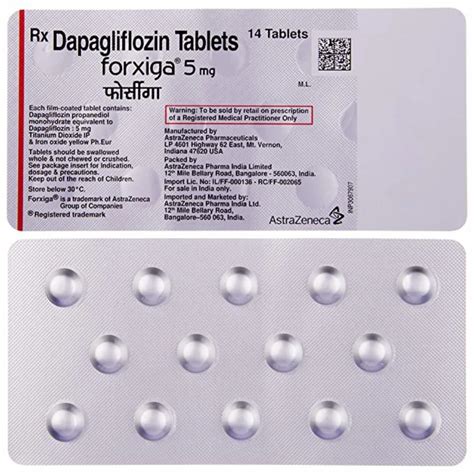 Forxiga Tablets Dapagliflozin AstraZeneca At Rs 798 Stripe In Nagpur