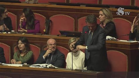 Botta E Risposta Renzi La Russa In Aula Al Senato Sul Traffico Di