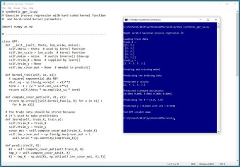 Gaussian Process Regression From Scratch As Simple As Possible Using Python James D Mccaffrey