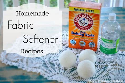 Homemade Fabric Softener Recipes