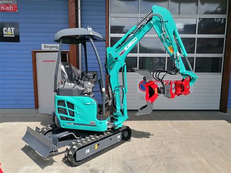 Bagger Kobelco Sk Sr E Mit Universalgreifer Geel