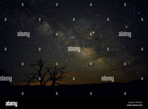 The Milky Way Galaxy over the Dark Canyon Wilderness Stock Photo - Alamy