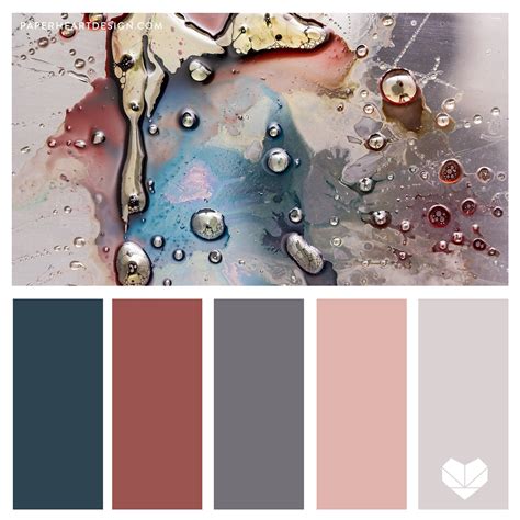 Color Palette: Macro Moisture — Paper Heart Design