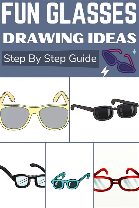 19 Fun Glasses Drawing Ideas How To Draw Glasses Diyncrafty