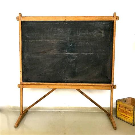 Antique Primitive Double Sided Classroom Chalkboard Etsy Vintage School Supplies Antiques