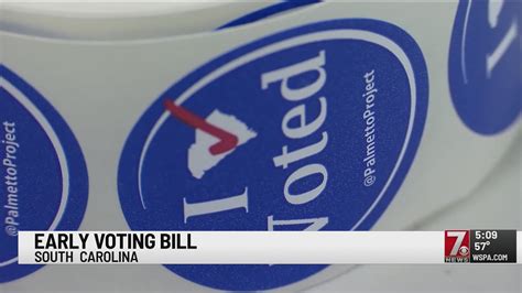 Republican Backed Bill Would Establish Early Voting In Sc Youtube