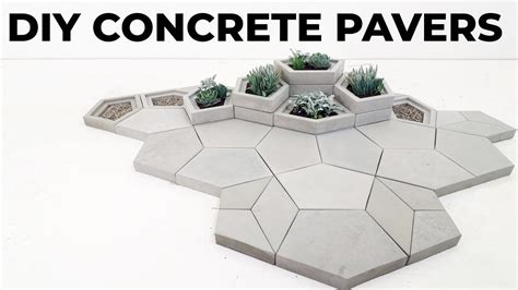 How to Make Concrete Pavers | DIY CONCRETE PATIO PROJECT - YouTube