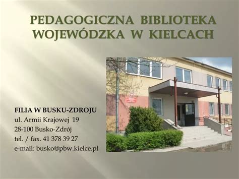 Ppt Pedagogiczna Biblioteka Wojew Dzka W Kielcach Powerpoint