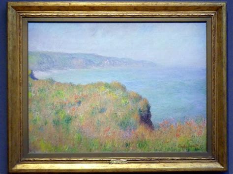 Kante Der Steilk Ste Bei Pourville Claude Monet