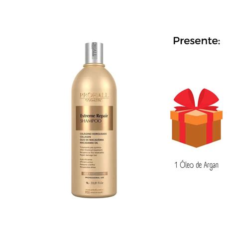 Prohall Shampoo Profissional Macad Mia Extreme Repair Litro P