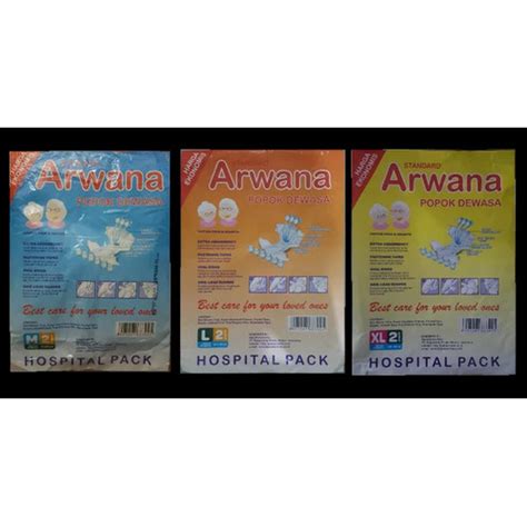 Jual Arwana Popok Dewasa Perekat Adult Diapers Murah M L Xl