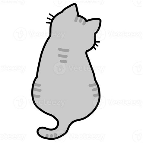 Kawaii Cat Cartoon Clip Art 27505189 Png