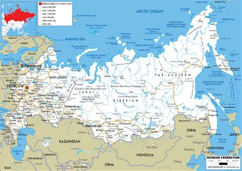 Russia Map Of Russia - Ebonee Magdalene