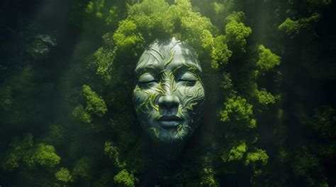 Premium AI Image | god beauty in nature seen from above