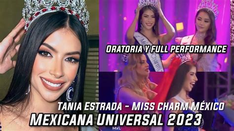 Mexicana Universal 2023 Tania Estrada Miss Charm Mexico