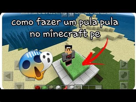 Como Fazer Um Pula Pula No Minecraft Pe Youtube