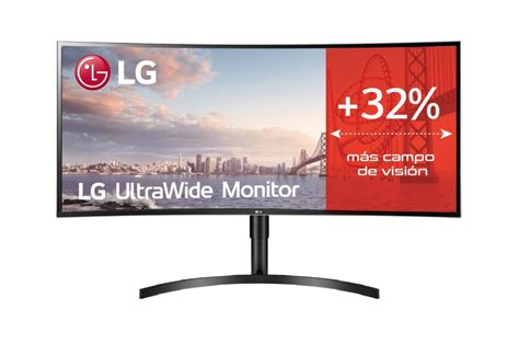 LG 38WN75C B MNT UltraWide Curvo Panel IPS 3840 X 1600 300nit