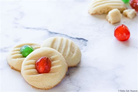 Whipped Shortbread Cookies Bake Eat Repeat