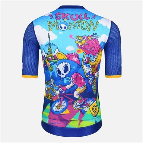 Skull Monton Cycling Jersey Mens 14th Anniversary Montoncc