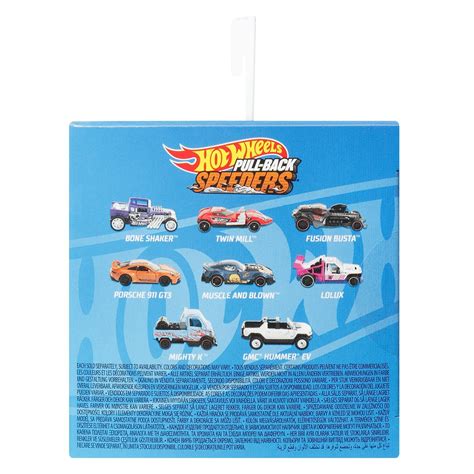 Hot Wheels Pull Back Speeders Mix Case Of