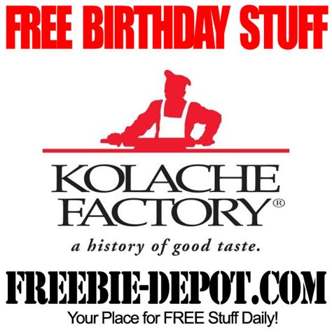 BIRTHDAY FREEBIE – Kolache Factory ~ | Freebie Depot