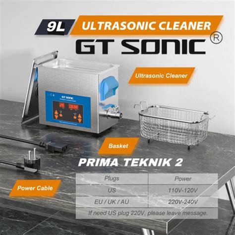 Jual Ultrasonic Cleaner 9l Gt Sonic Digital Ultrasonik 9 Liter Cleaning Jakarta Barat Prima