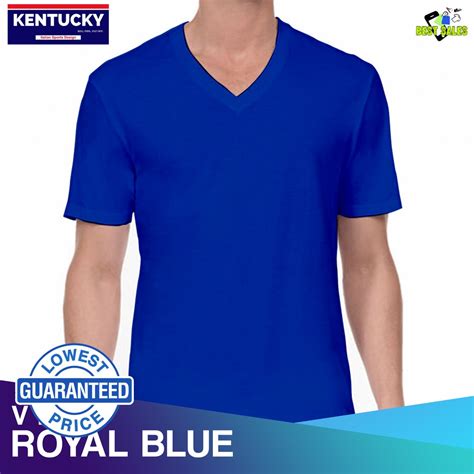 Kentucky Royal Blue V Neck T Shirt For Adult Unisex Shopee Philippines