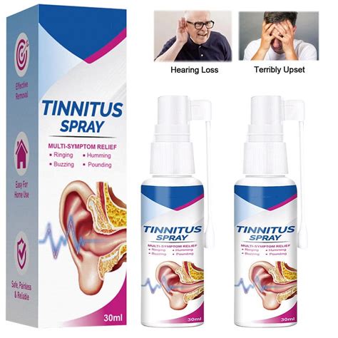 Tinnitus Spray Ear Ringing Relief Relieving Ear Drops Hearing Ear