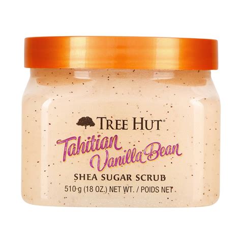 Tree Hut Tahitian Vanilla Bean Shea Sugar Scrub 18oz Exfoliating