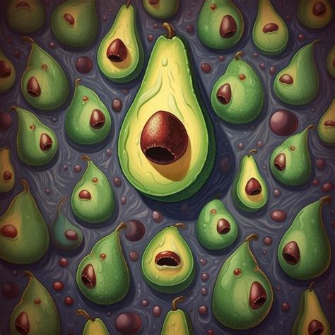 Premium AI Image Avocados