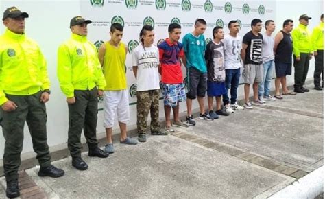 Capturan a 11 delincuentes que se dedicaban al hurto en Ibagué La