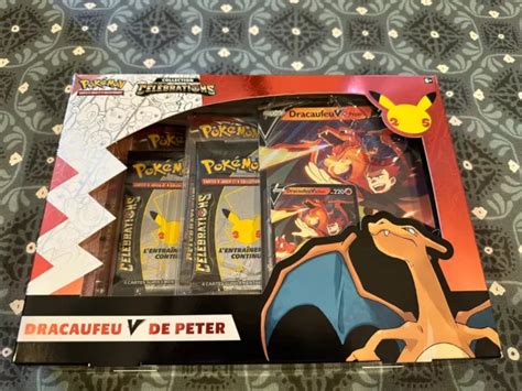 Pokemon Coffret Dracaufeu V De Peter Celebration Ans Fr Neuf Eur