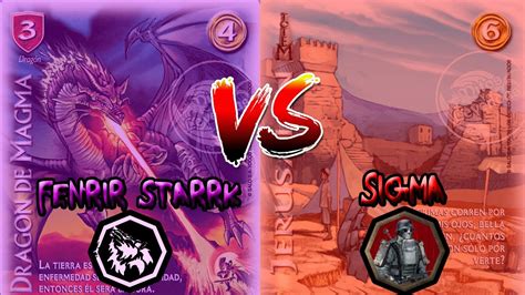 Myl Tcg Duelo Primer Bloque Fenrir Starrk Vs Sigma Youtube