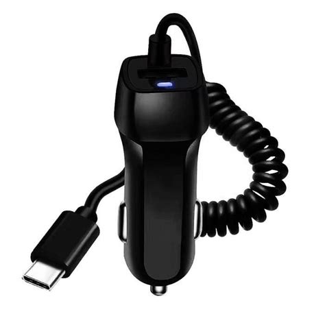 Chargeur Allume Cigare Avec C Ble Usb Type C Charge Rapide V A