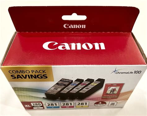 Genuine Canon Xl Cmyk Pgbk Xl Combo Ink New Sealed Ebay