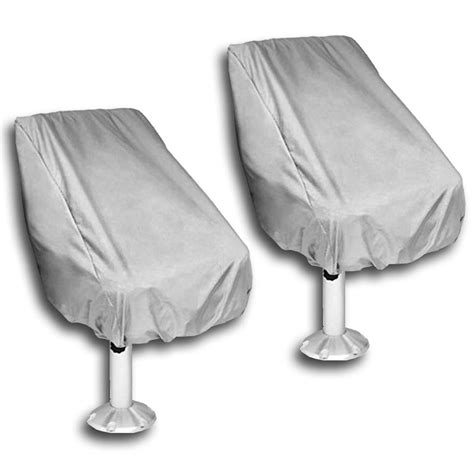 Buy WOMACO 2 Pack Boat Seat Cover, Outdoor Waterproof Pedestal Pontoon ...