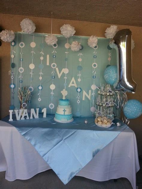 20 Baby Boy Christening Table Decoration Ideas The Urban Decor