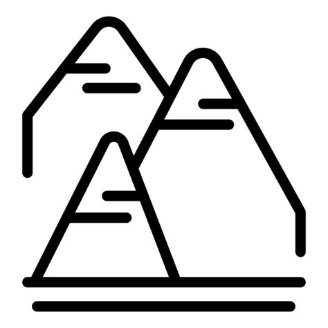 Premium Vector Austrian Alps Icon Outline Vector Alpine Austria