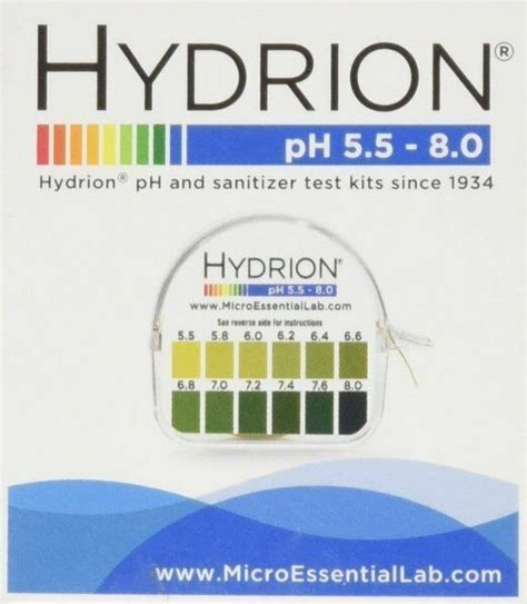 Micro Essential Laboratory Hydrion Ph Test Tape Dispenser