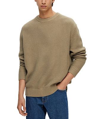 Selected Men's Crewneck Sweater - Macy's