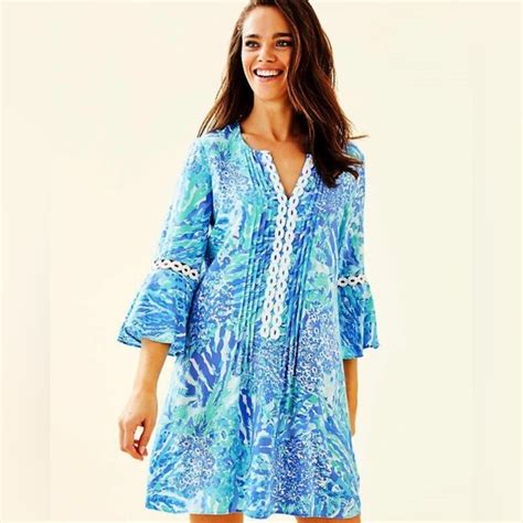 Lilly Pulitzer Dresses Lily Pulitzer Hollie Tunic Xs Blues Poshmark