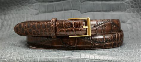 American Alligator Custom Golf Belt Alligator Leather Buy Kinnamon