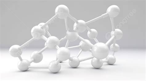 White Background 3d Render Of Molecule Structure Molecular Structure Molecule Molecular