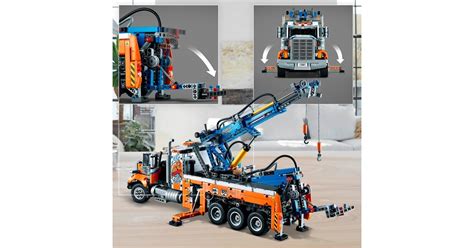 Lego Technic Le Camion De Remorquage Lourd Jouets De Construction 42128