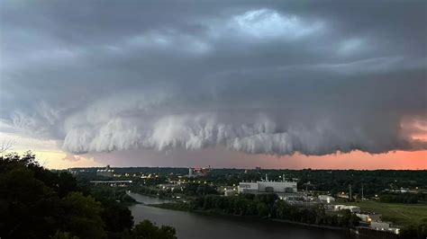 Storm Brought Spectacular Ominous Clouds And Welcome Rain To Twin