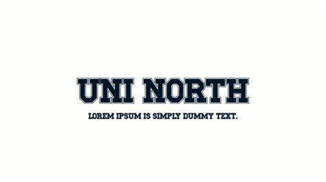 Uni North Font Download Free For Desktop And Webfont