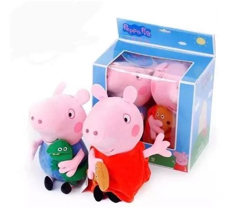 Super Increible Peluche Peppa Pig Cerdita Caricatura George En Venta En