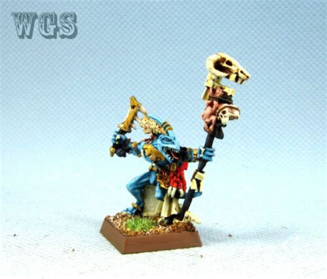 Mm Warhammer Wgs Painted Lizardmen Skink Priest Lz Ebay